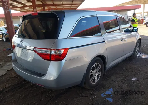2012 Honda Odyssey Ex-L из США, поврежденный, VIN 5FNRL5H60CB030853